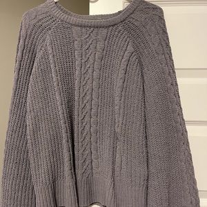 Cable knit sweater